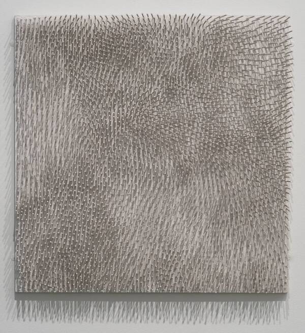 1964.White Field.Gunther Uecker，Tate