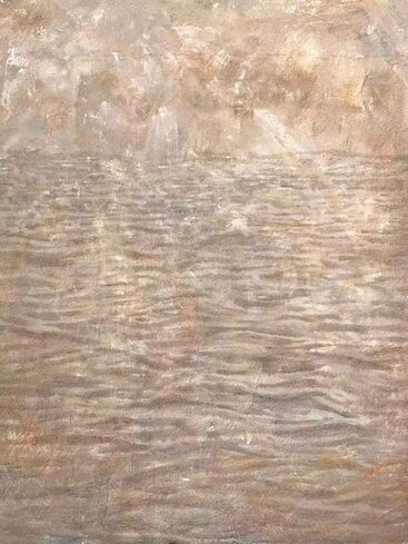 《镜——夕照波光》
