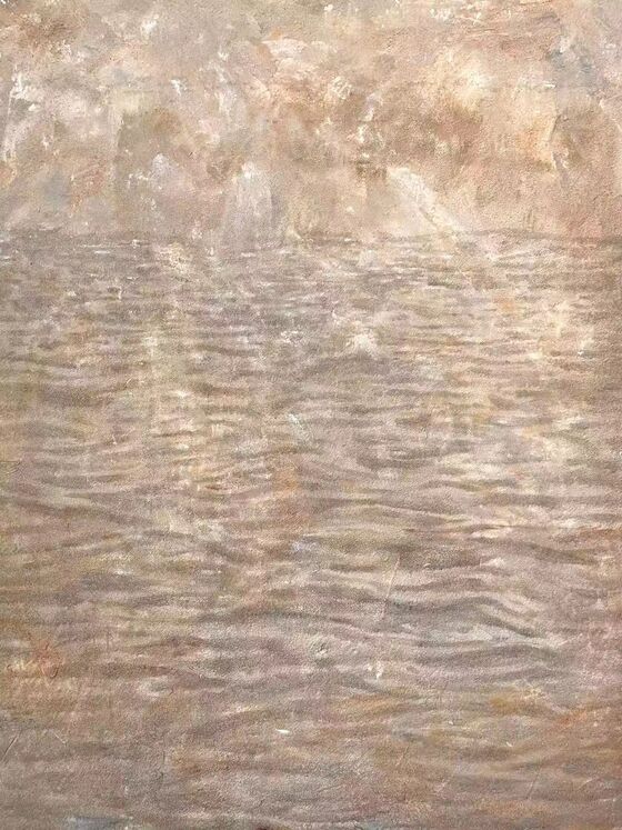 《镜——夕照波光》